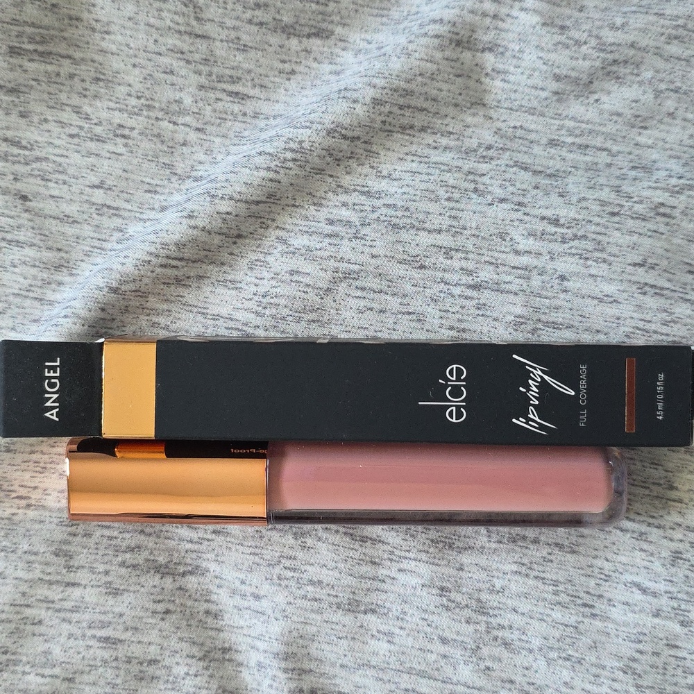 Elcie Lip Vinyl Full Coverage Shade Is Angel